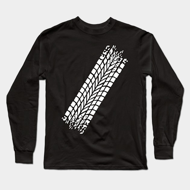 Skidmarks Long Sleeve T-Shirt by Designzz